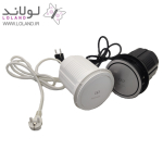 پریز برق و شارژر وایرلس مدل توکار آسانسوری گرد - Image 2