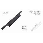 دستگیره دو پیچ شاخه ای تاپ ساید مخفی لبه کار کد H4