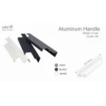 دستگیره دو پیچ شاخه ای تاپ ساید مخفی لبه کار کد H5