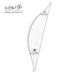 دستگیره مدل دو پیچ کد H6 - Image 2
