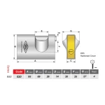 قفل کتابی 950 اسپیشیال سخت کاری شده 020 گیرا - Image 6