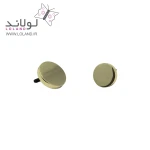 گل پیچ گرد ساده برنجی لولاند - Image 6