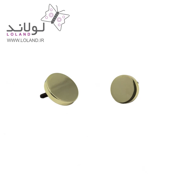 گل پیچ گرد ساده برنجی لولاند - Image 6