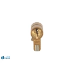 مغزی قفل برنجی تسمه فولادی7 سانت کلید پله ای منیر - Image 3