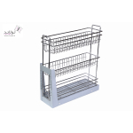 سبد داخل کابینت 3 طبقه کف ریل - Image 3