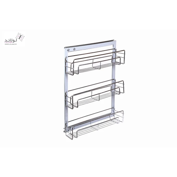سبد داخل کابینت 3 طبقه بغل ریل - Image 3