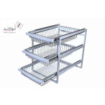 سبد داخل کابینت همه کاره 3 طبقه - Image 3