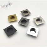 دستگیره توکار مربع برنجی کد 2010