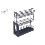 سبد داخل کابینت 3 طبقه کف ریل - Image 2