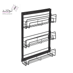 سبد داخل کابینت 3 طبقه بغل ریل - Image 2
